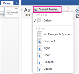 How To Use Design In Word For Mac