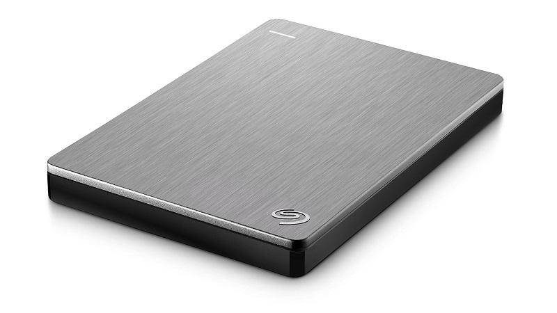Seagate - Backup Plus Slim For Mac 2tb External Usb 3.0 Portable Hard Drive - Silver/black